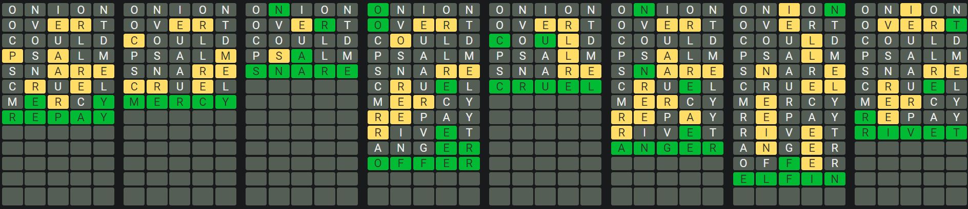 Daily Octordle 933 Rescue Answer - August 14th 2024