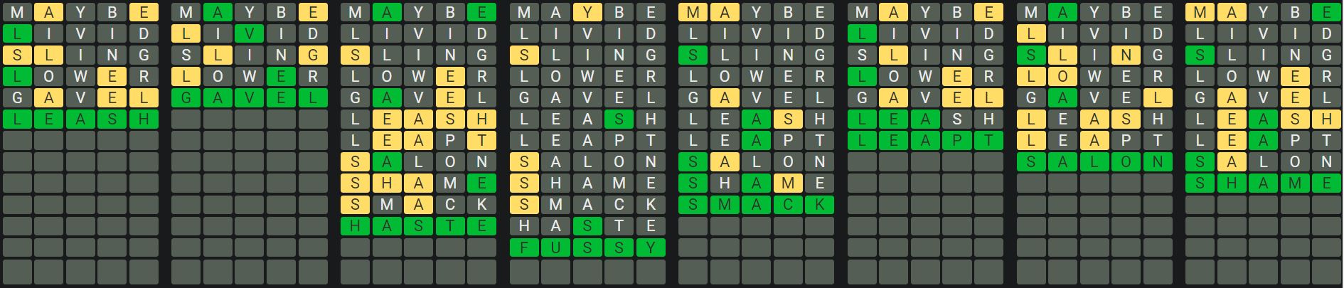 Daily Octordle 934 Rescue Answer - August 15th 2024