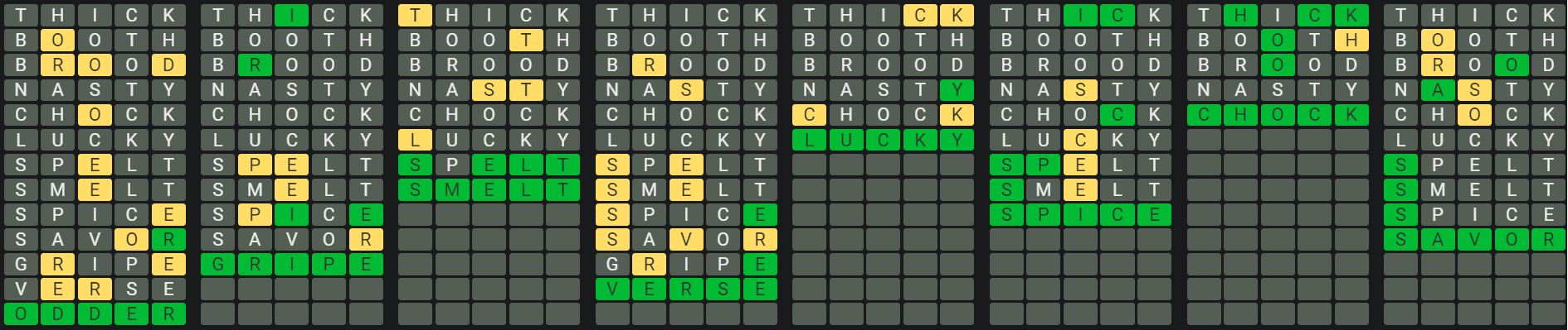 Daily Octordle 935 Rescue Answer - August 16th 2024