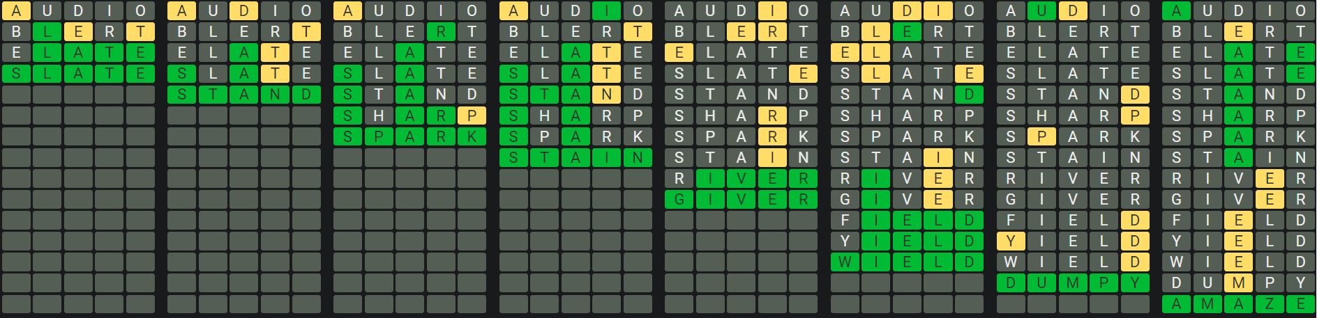 Daily Octordle 936 Sequence Answer - August 17th 2024