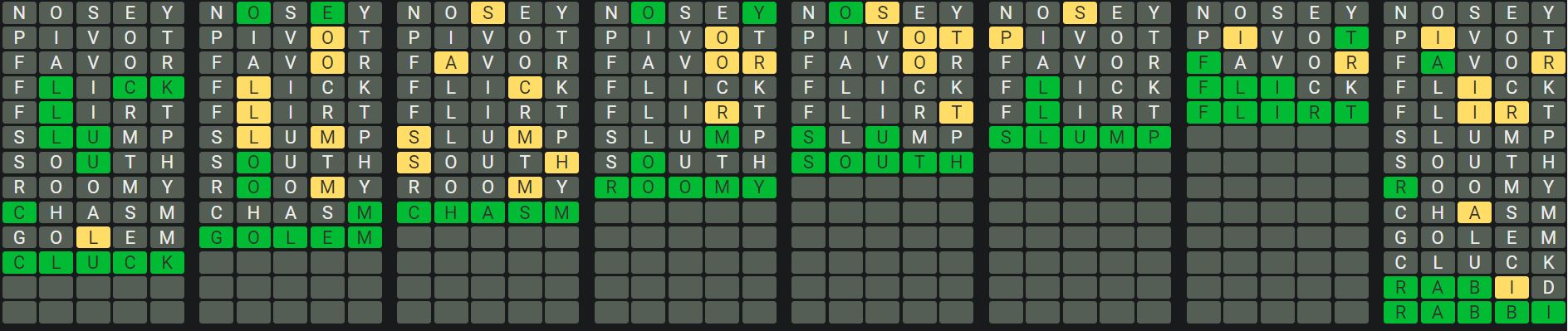 Daily Octordle 944 Rescue Answer - August 25th 2024