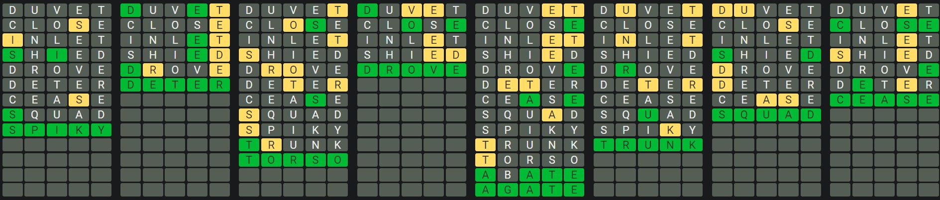 Daily Octordle 946 Rescue Answer - August 27th 2024