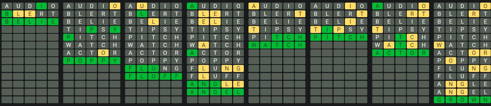Daily Octordle Answer 932 - August 13th 2024