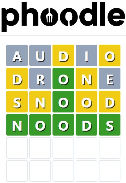 Daily Phoodle Answer 838 - 23rd August 2024