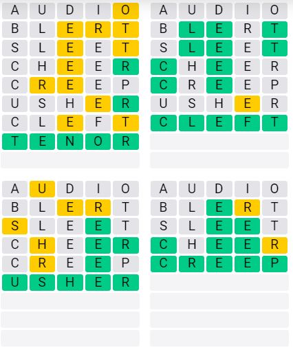 Daily Quordle 933 Answer - August 14th 2024