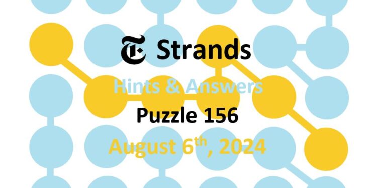 Daily Strands 156 Answers Today - 6th August 2024