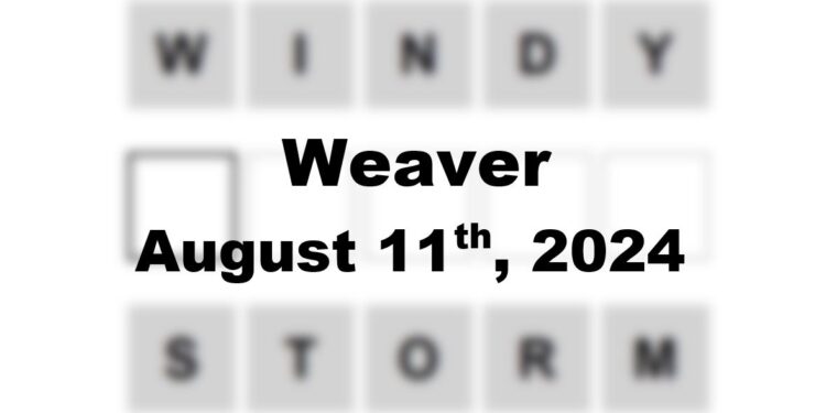 Daily Weaver Answers - 11th August 2024