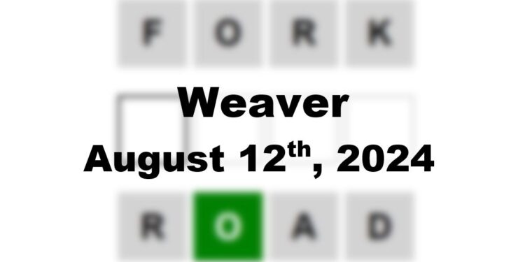 Daily Weaver Answers - 12th August 2024