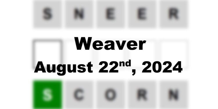 Daily Weaver Answers - 22nd August 2024