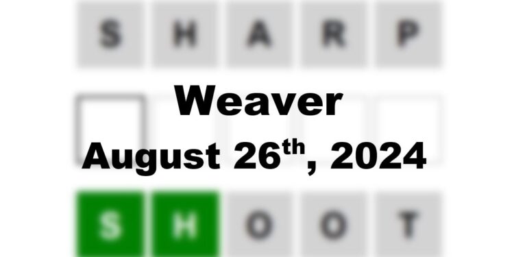 Daily Weaver Answers - 26th August 2024