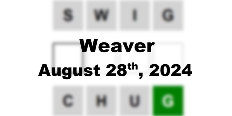 Daily Weaver Answers - 28th August 2024