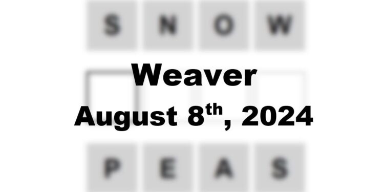 Daily Weaver Answers - 8th August 2024