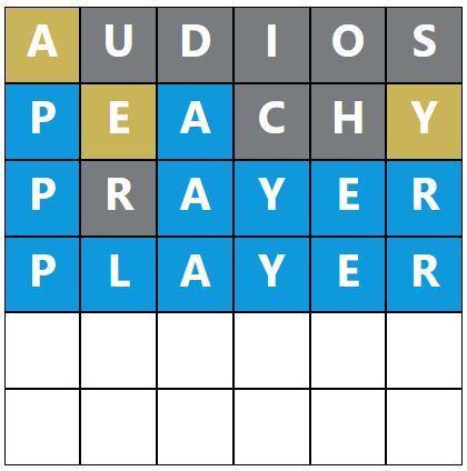 Daily Word Hurdle #1858 Afternoon Answer - 2nd August 2024