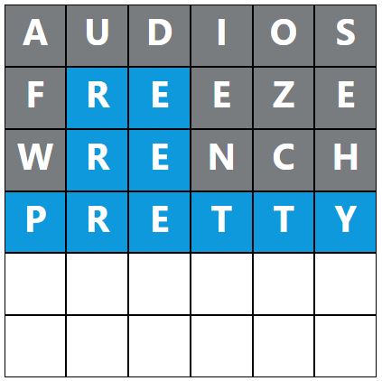 Daily Word Hurdle #1864 Afternoon Answer - 5th August 2024