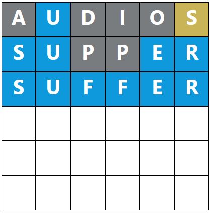 Daily Word Hurdle #1876 Afternoon Answer - 11th August 2024