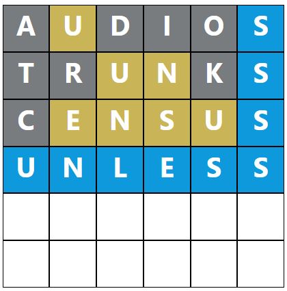 Daily Word Hurdle #1885 Morning Answer - 16th August 2024