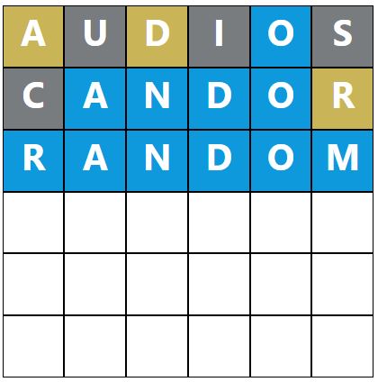 Daily Word Hurdle #1886 Afternoon Answer - 16th August 2024