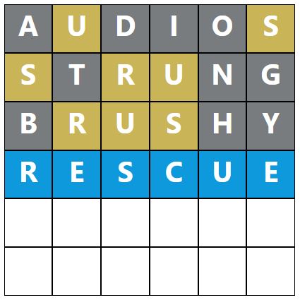 Daily Word Hurdle #1888 Afternoon Answer - 17th August 2024