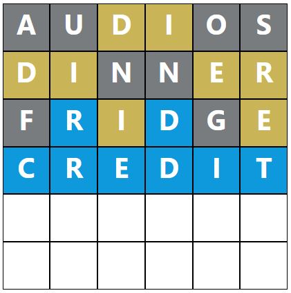 Daily Word Hurdle #1896 Afternoon Answer - 21st August 2024