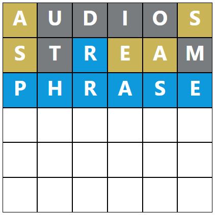Daily Word Hurdle #1906 Afternoon Answer - 26th August 2024