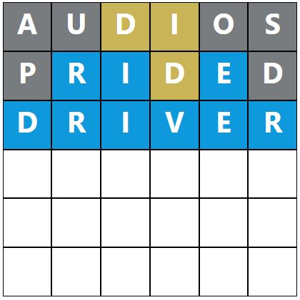 Daily Word Hurdle #1915 Morning Answer - 31st August 2024