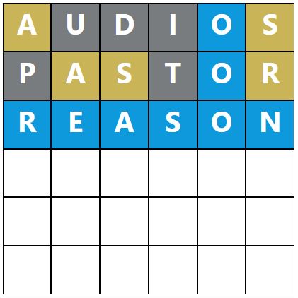 Daily Word Hurdle #1916 Afternoon Answer - 31st August 2024