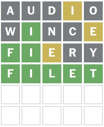 Daily Wordle Answer 1162 - 24th August 2024