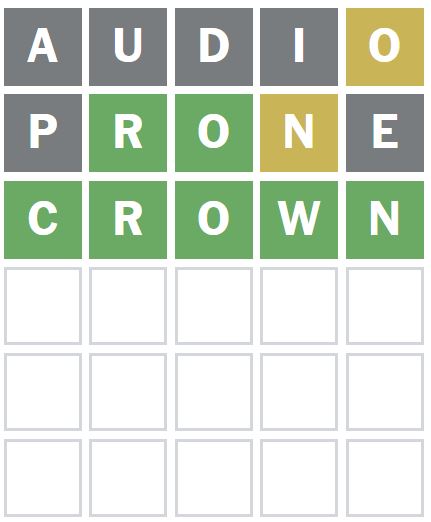 Daily Wordle Answer 1165 - 27th August 2024