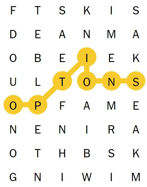 NYT Spangram 166 - 16th August 2024