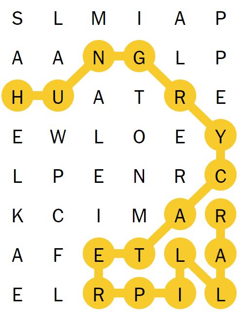 NYT Spangram 167 - 17th August 2024