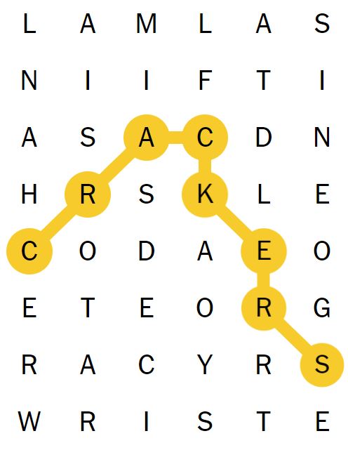 NYT Spangram 174 - 24th August 2024