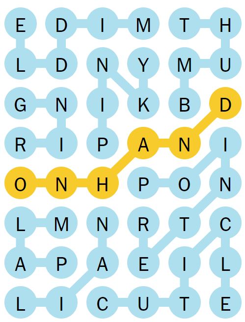 NYT Strands 154 Completed Puzzle - 4th August 2024