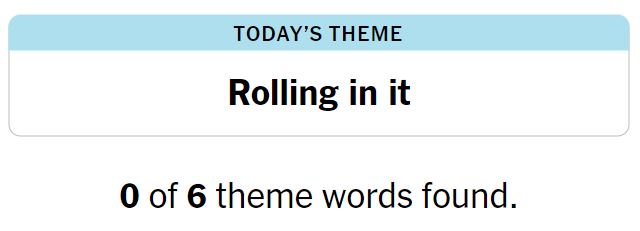 NYT Strands 155 Theme - 5th August 2024