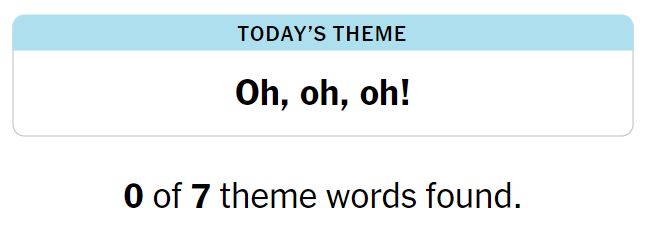 NYT Strands 157 Theme - 7th August 2024