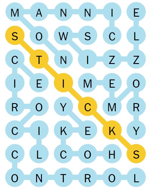 NYT Strands 160 Completed Puzzle - 10th August 2024