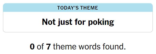 NYT Strands 160 Theme - 10th August 2024