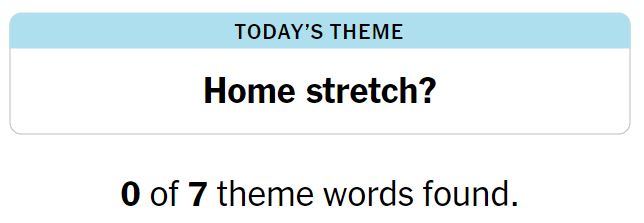NYT Strands 161 Theme - 11th August 2024