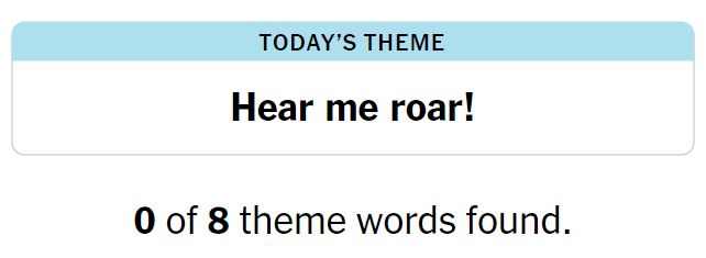 NYT Strands 169 Theme - 19th August 2024