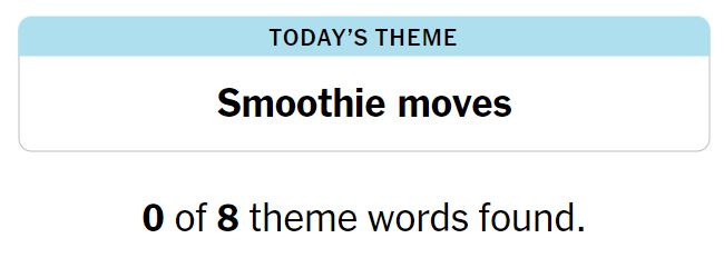 NYT Strands 172 Theme - 22nd August 2024