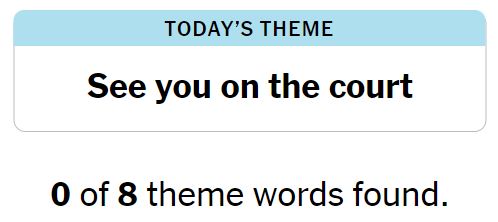 NYT Strands 176 Theme - 26th August 2024