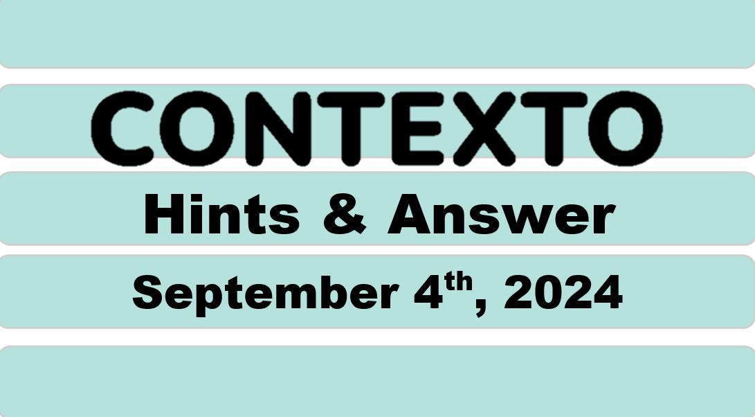 Daily Contexto 717 - September 4th 2024