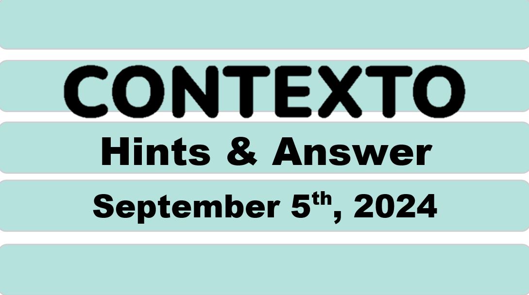 Daily Contexto 718 - September 5th 2024