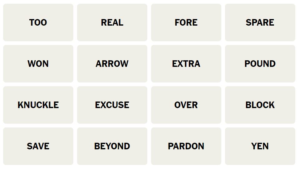 Daily NYT Connections 450 Puzzle - 3rd September 2024