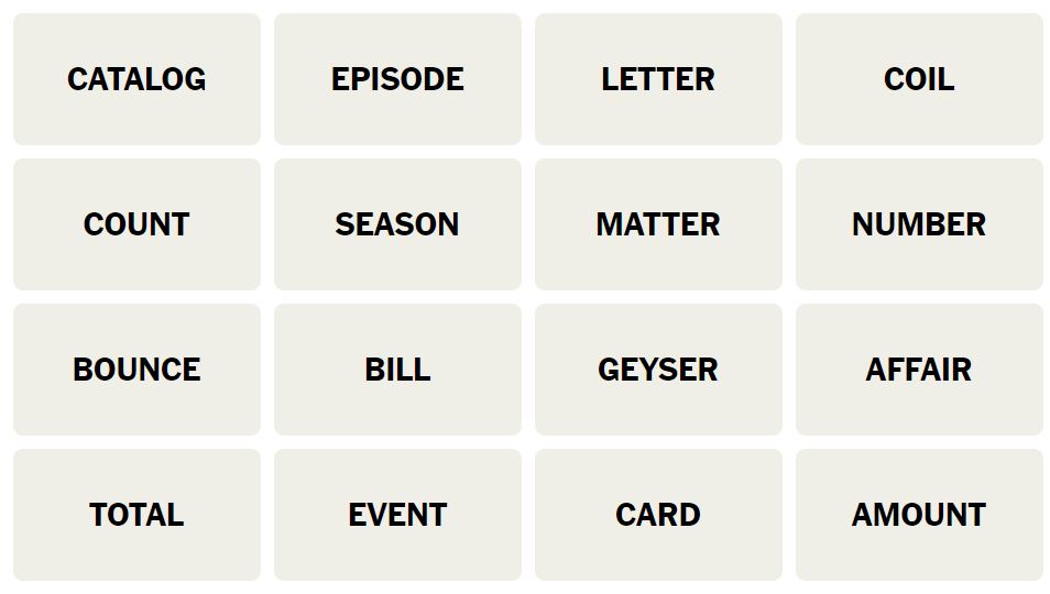 Daily NYT Connections 453 Puzzle - 6th September 2024