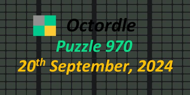 Daily Octordle 20th September 2024 Answers Today 970