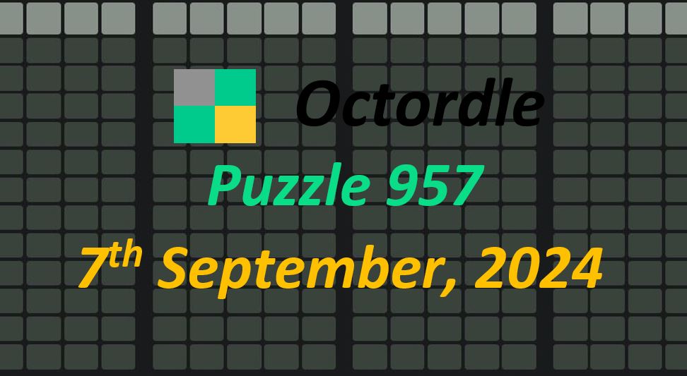 Daily Octordle 7th September 2024 Answers Today 957