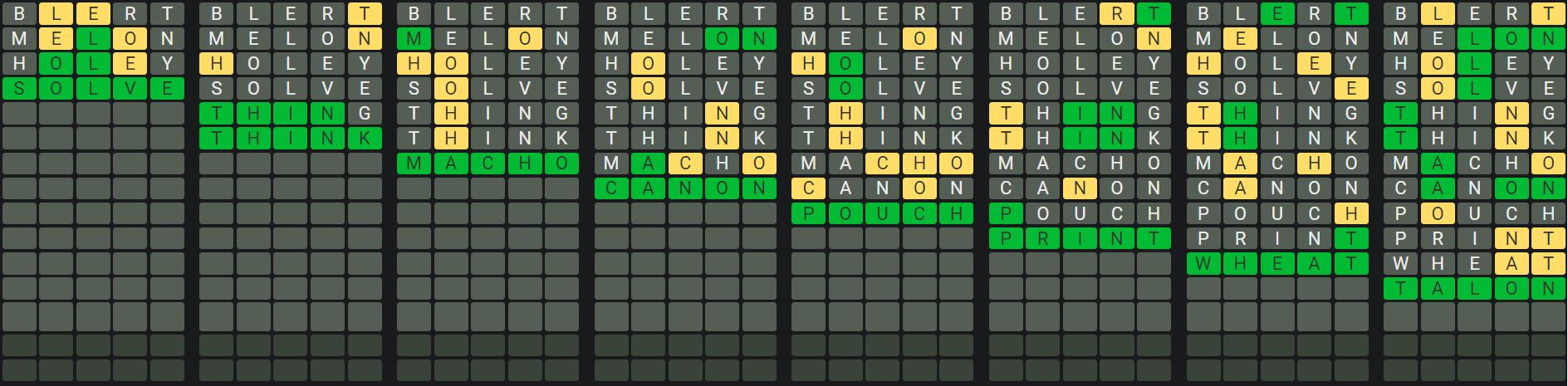 Daily Octordle 953 Sequence Answer - September 3rd 2024