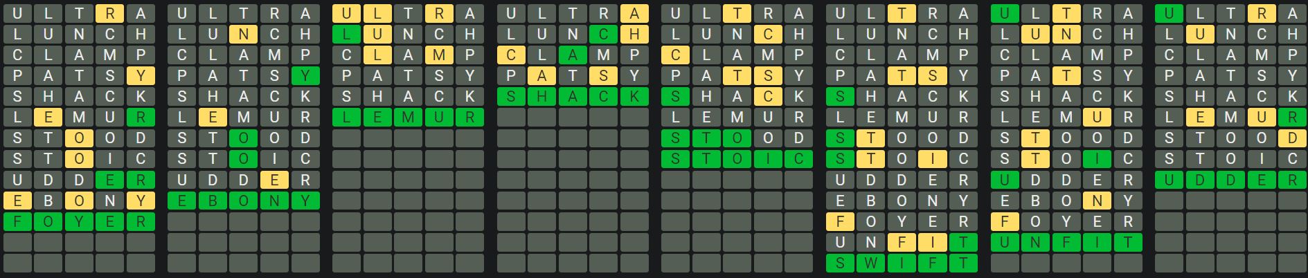Daily Octordle 954 Rescue Answer - September 4th 2024