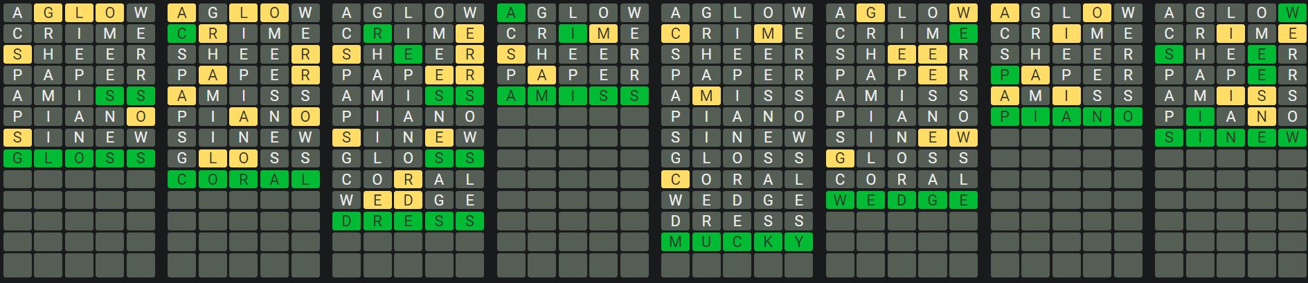Daily Octordle 955 Rescue Answer - September 5th 2024