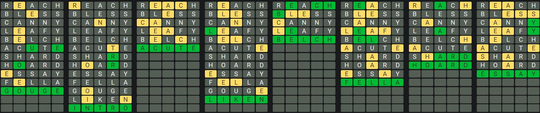 Daily Octordle 957 Rescue Answer - September 7th 2024